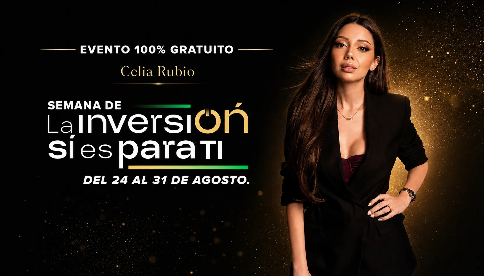 Celia Rubio, Semana de la Inversión